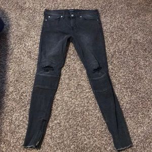 PACSUN active stretch stacked skinny jeans